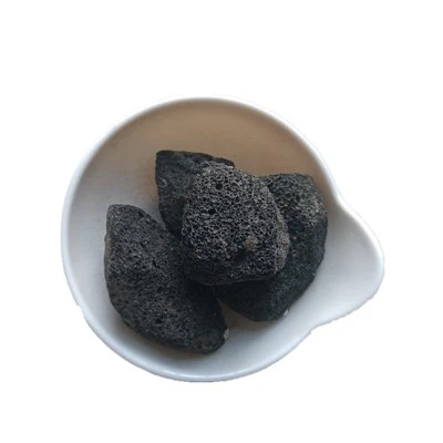 หินลาวาสีดำธรรมชาติ